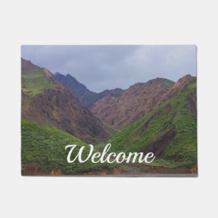 Valley At Denali's Toklat River Welcome Doormat