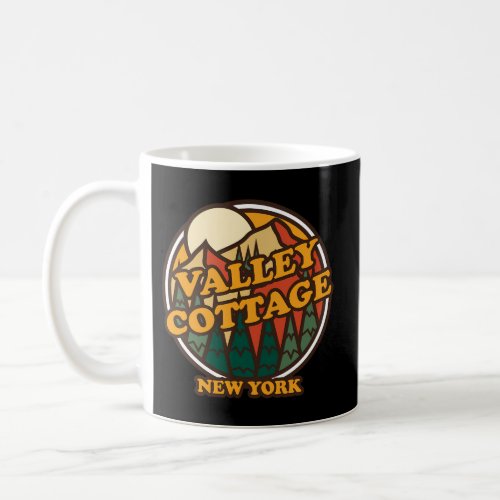 Valley Cottage New York Mountain Hiking Print Coffee Mug