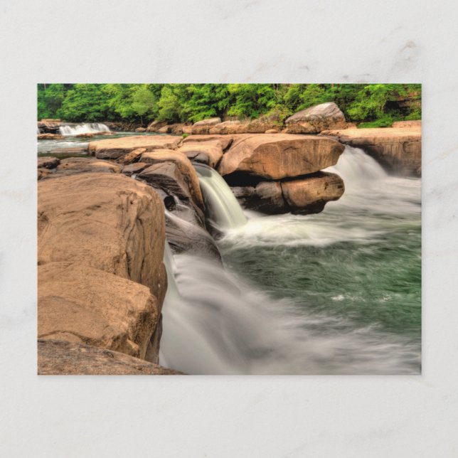 Valley Falls State Park, West Virginia Postcard (Front)