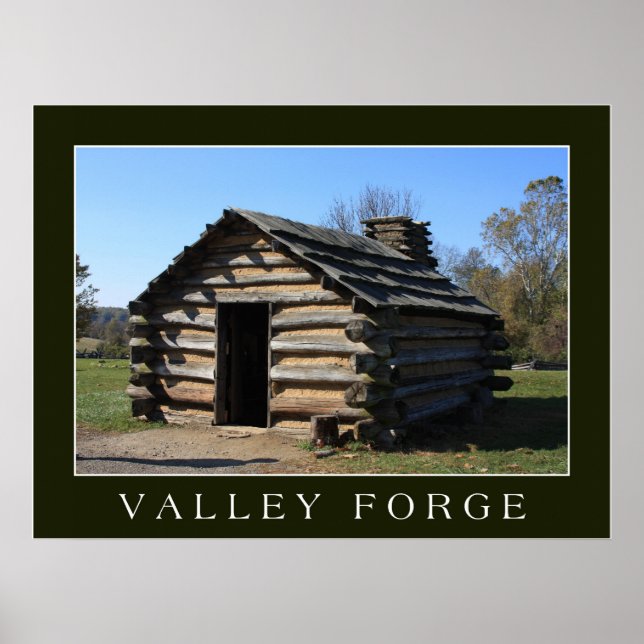 Valley Forge Encampment Poster (Front)