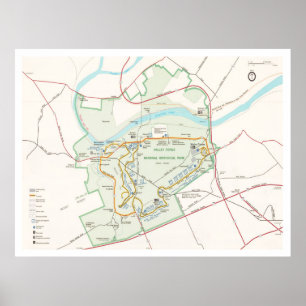 Valley Forge National Historical Park Map (2000)  Poster