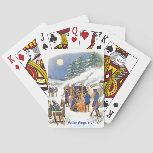 "Valley Forge" Poker Cards (Back)