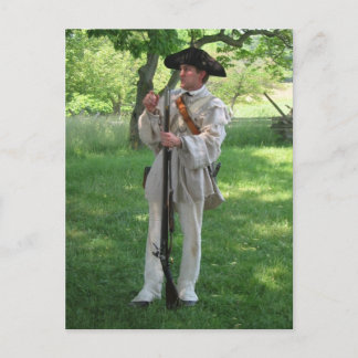 Valley Forge Reenactment Postcard