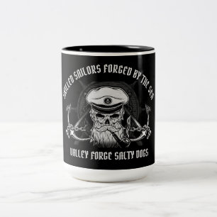 VALLEY FORGE SKILLED SAILORS / SALTY DOGS Two-Tone COFFEE MUG