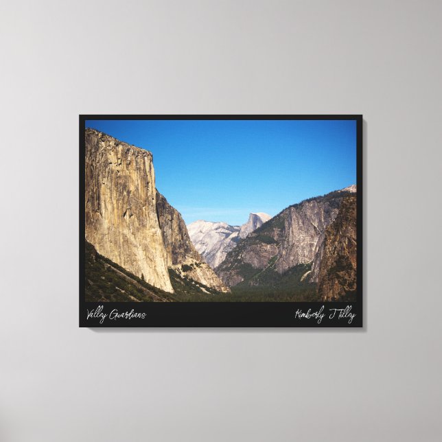 Valley Guardians Canvas Print (Front)