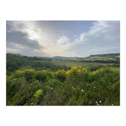 Valley in Orvieto Italy Photo Print