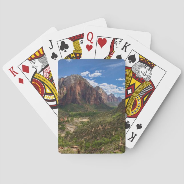 Valley in Zion National Park Poker Cards (Back)