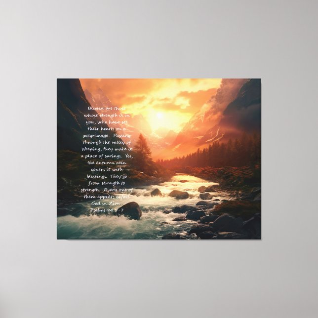 Valley of Baca Canvas Print (Front)