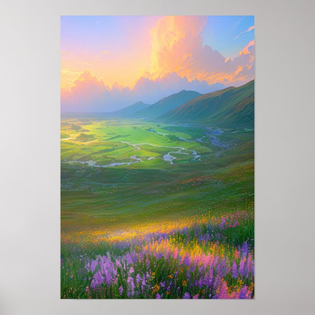Valley of Colorful Dreams Poster (Front)