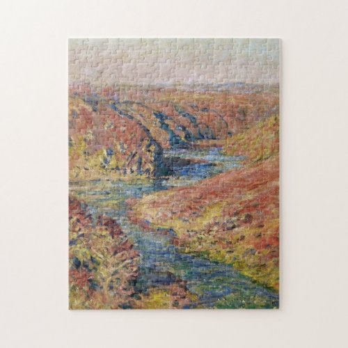 Valley of Creuse at Fresselines Monet Fine Art Jigsaw Puzzle