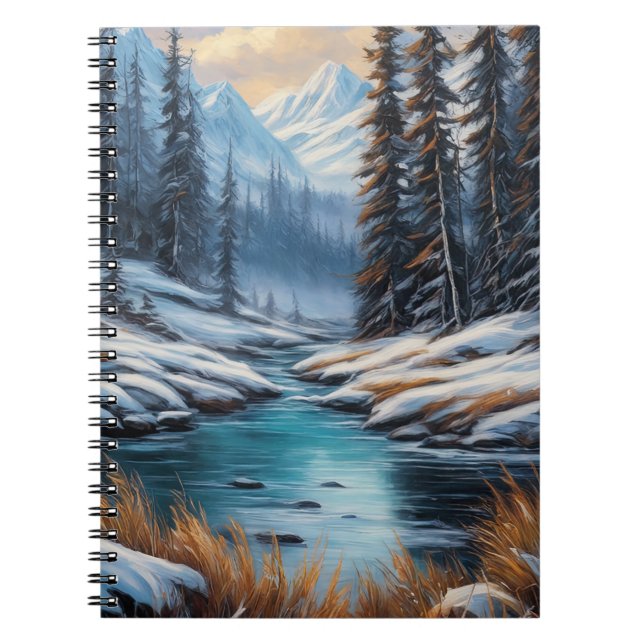 Valley of Crystal Winter Notebook (Front)