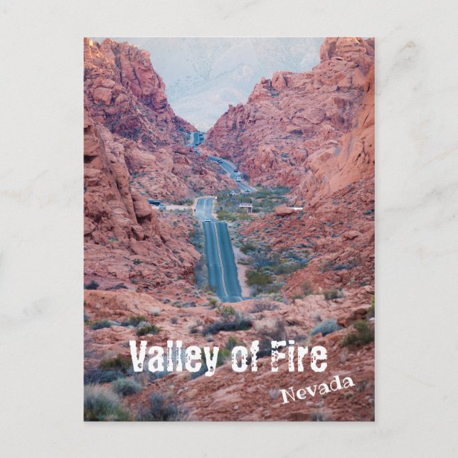 Valley of Fire Drive Postcard (Front)