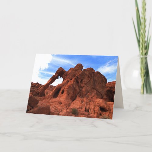 Valley of Fire Elephant Rock Blank Inside Card
