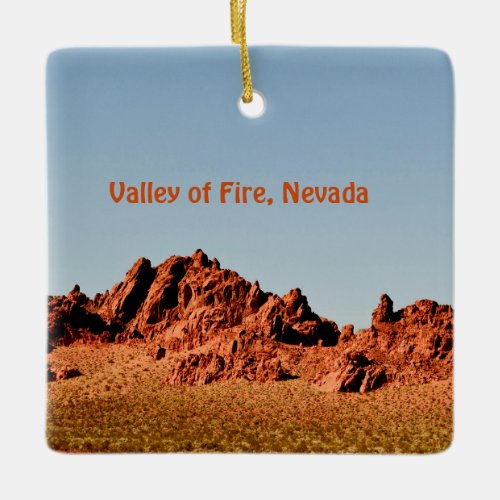 Valley of Fire Nevada  Ceramic Ornament