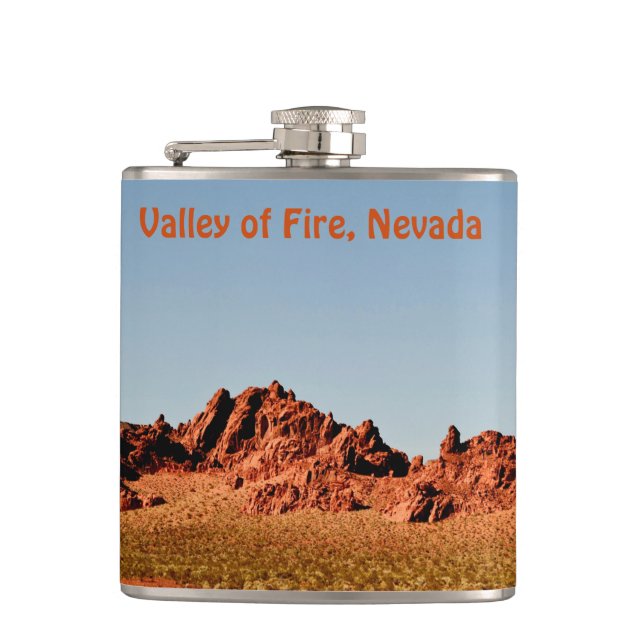 Valley of Fire, Nevada Flask (Front)