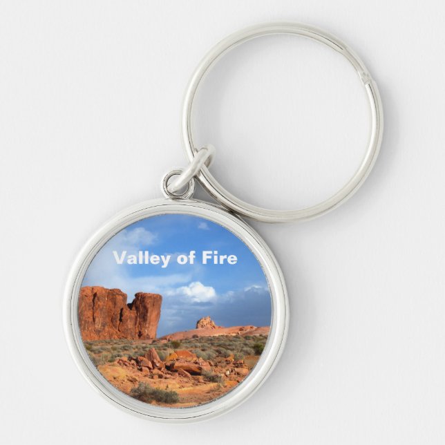 Valley of Fire, Nevada magnet Keychain (Front)