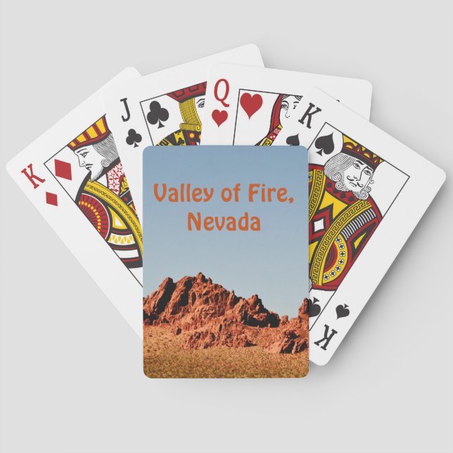 Valley of Fire, Nevada   Poker Cards (Back)