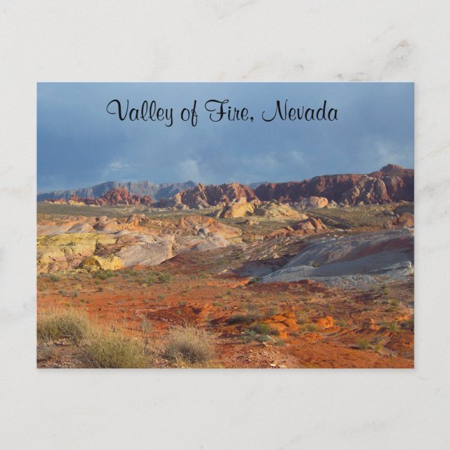 Valley of Fire, Nevada Postcard (Front)