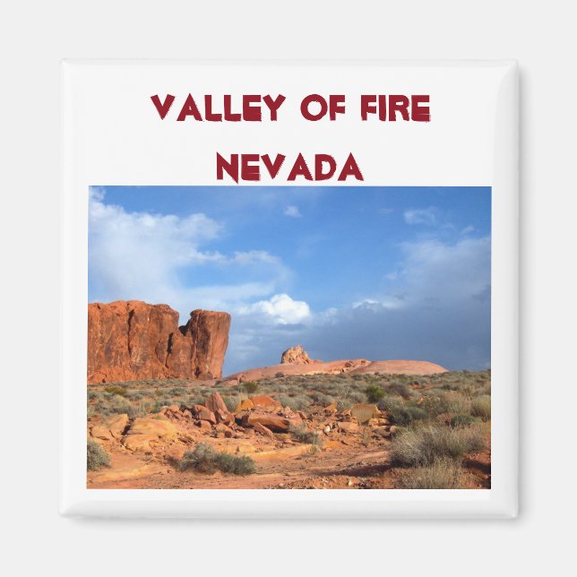Valley of Fire Nevada USA Magnet (Front)