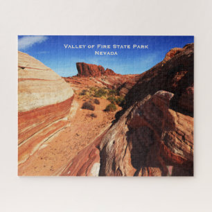 Valley of Fire, NV, Dramatic Landscape, Southwest Jigsaw Puzzle