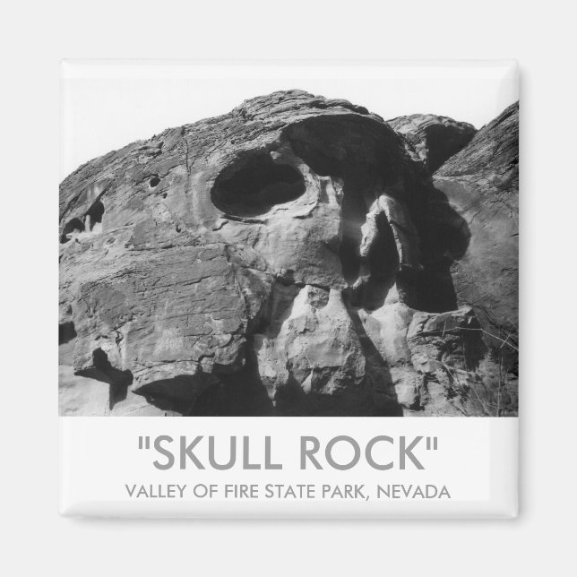 Valley of Fire Skull Rock Magnet (Front)