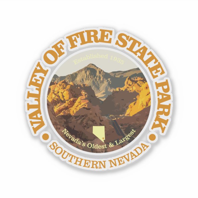 Valley of Fire SP Sticker (Front)