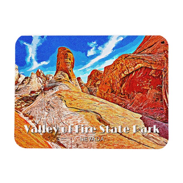 Valley of Fire State Park Magnet (Horizontal)