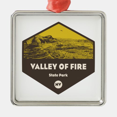 Valley of Fire State Park Nevada Metal Ornament