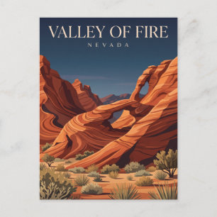 Valley of Fire State Park Nevada Postcard