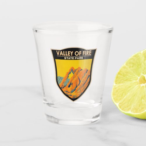 Valley of Fire State Park Nevada Vintage  Shot Glass