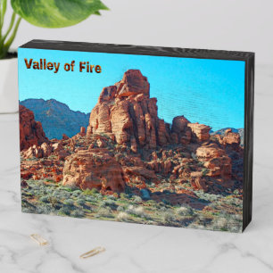 Valley of Fire State Park Wooden Box Sign