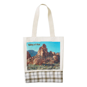 Valley of Fire State Park Zazzle HEART Tote Bag