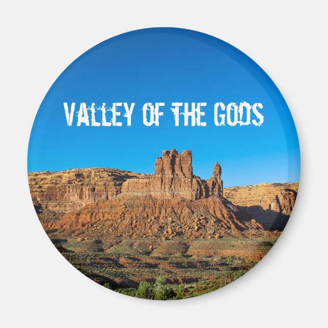 Valley of the Gods Blue Skies Butte Magnet (Front)