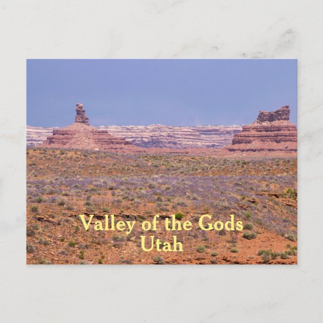Valley of the Gods Utah Postcard (Front)