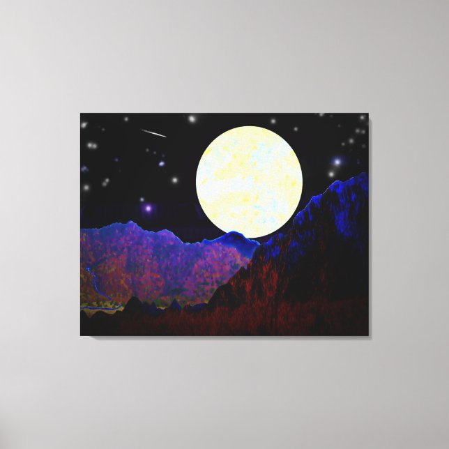 Valley of the Moon Canvas Print (Front)