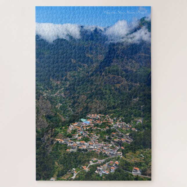 Valley of the Nuns- Madeira, Portugal Jigsaw Puzzle (Vertical)