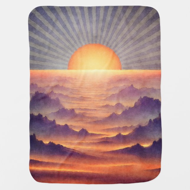 Valley of the Sun Baby Blanket (Front)