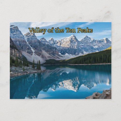 Valley of the Ten Peaks  Banff National Park Postcard