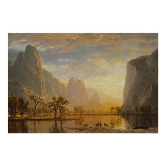 Valley of the Yosemite (1864) – Albert Bierstadt Poster (Front)