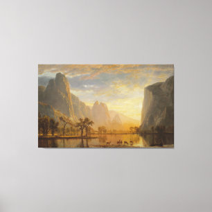Valley of the Yosemite Canvas Print