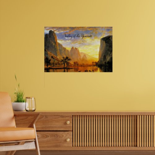 Valley of the Yosemite fine art Poster