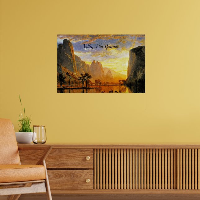 Valley of the Yosemite, fine art, Poster (Living Room 2)