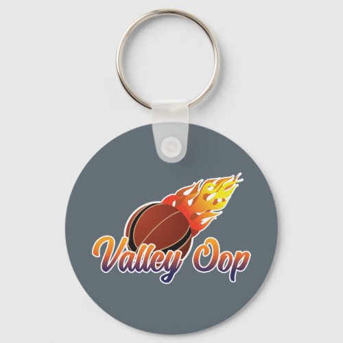 Valley Oop Alley Oop Basketball T_Shirt Keychain