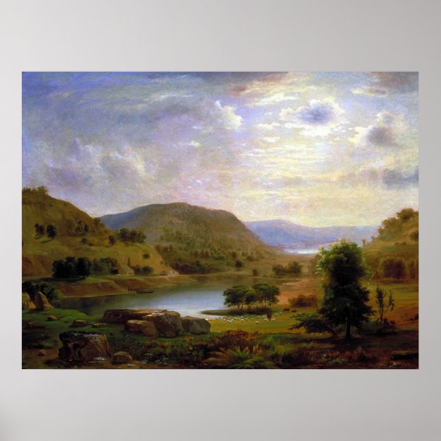 Valley Pasture by Duncanson Poster (Front)