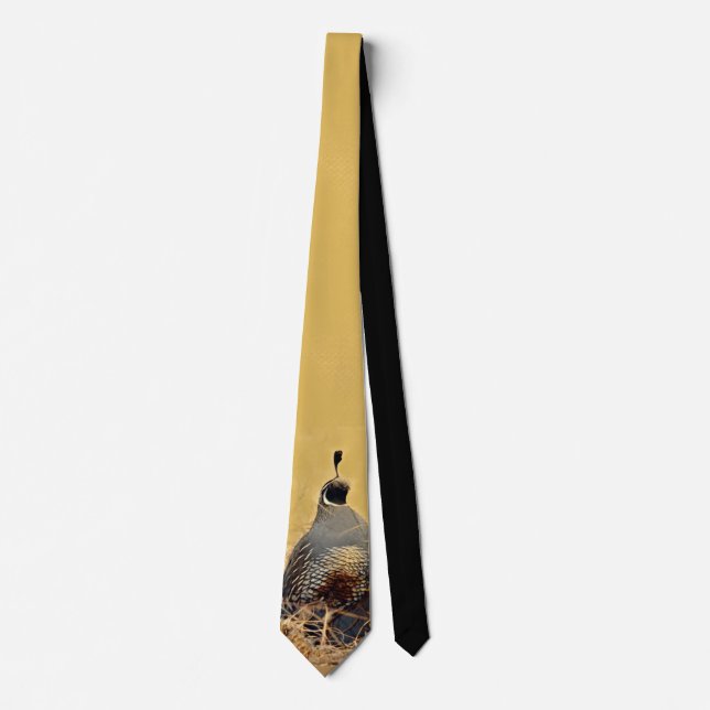 Valley Quail (California) Neck Tie (Front)