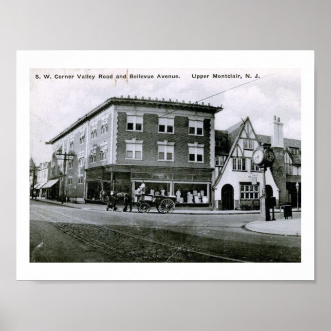 Valley Rd., Montclair, New Jersey Vintage Poster (Front)