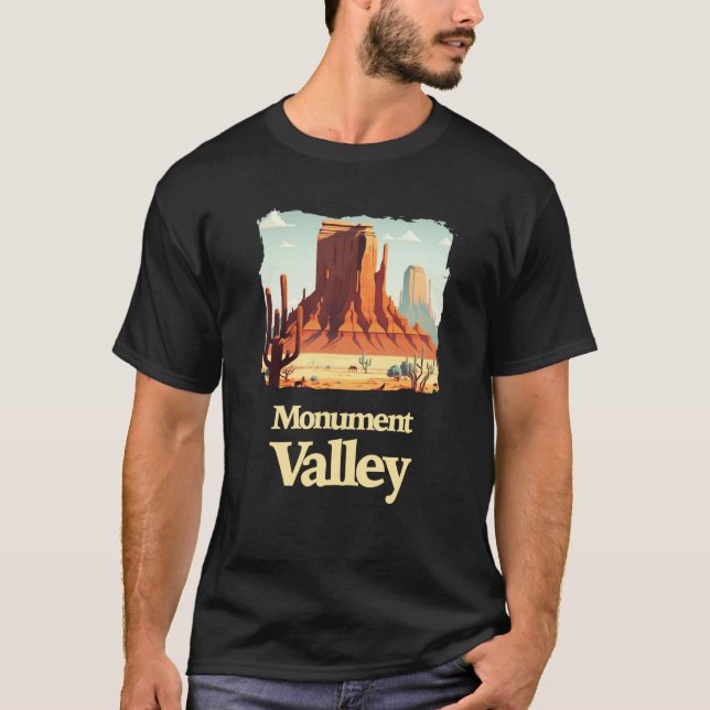 Valley Utah 1 Monument T-Shirt (Front)