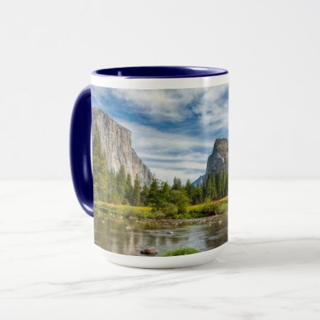 Valley View In Yosemite National Park Mug