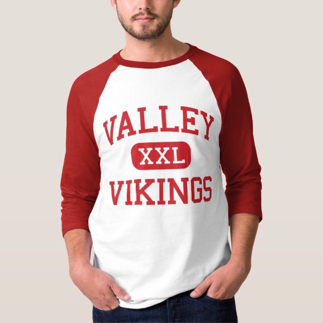 Valley - Vikings - High School - Las Vegas Nevada T-Shirt (Front)