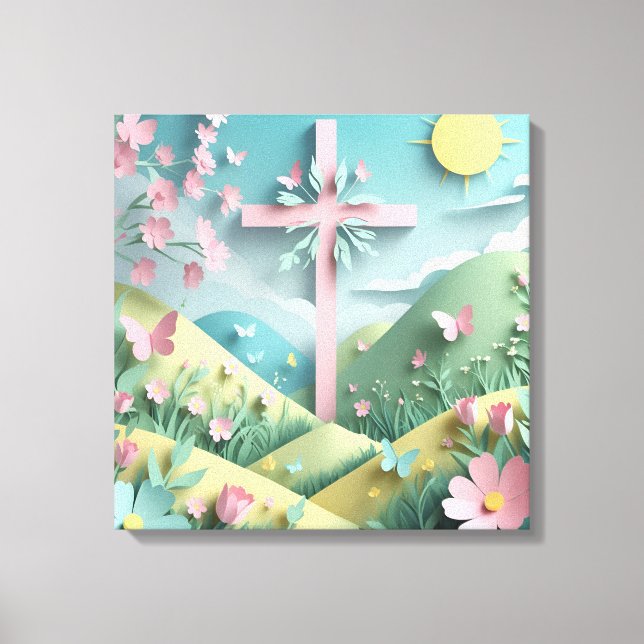 Valley with the Cross Art Print (Front)